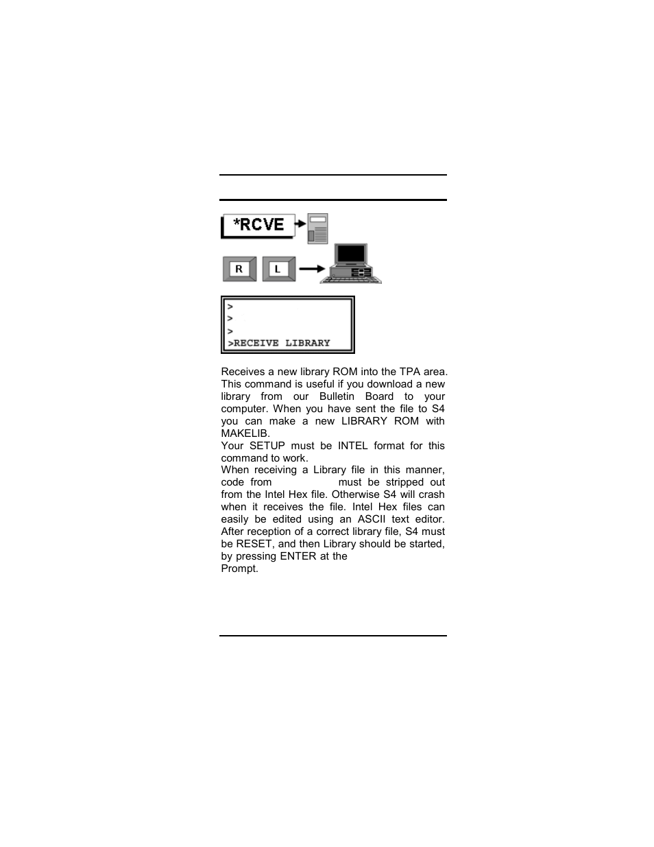 Func rcve = receive library | Dataman S4 User Manual | Page 76 / 95
