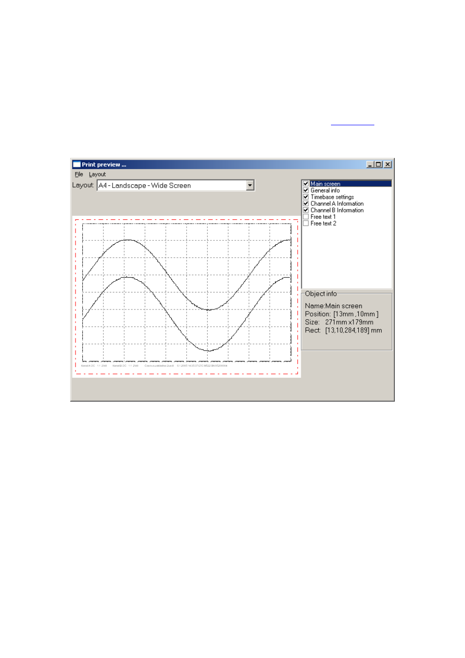 Other functions, Print support, Fig. 5.1.1. - print manager window | Dataman 520 Series User Manual | Page 61 / 94