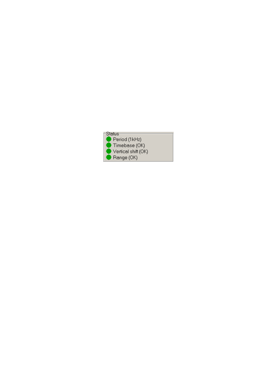 Fig. 6.9.2. – status panel | Dataman 520 Series User Manual | Page 72 / 94
