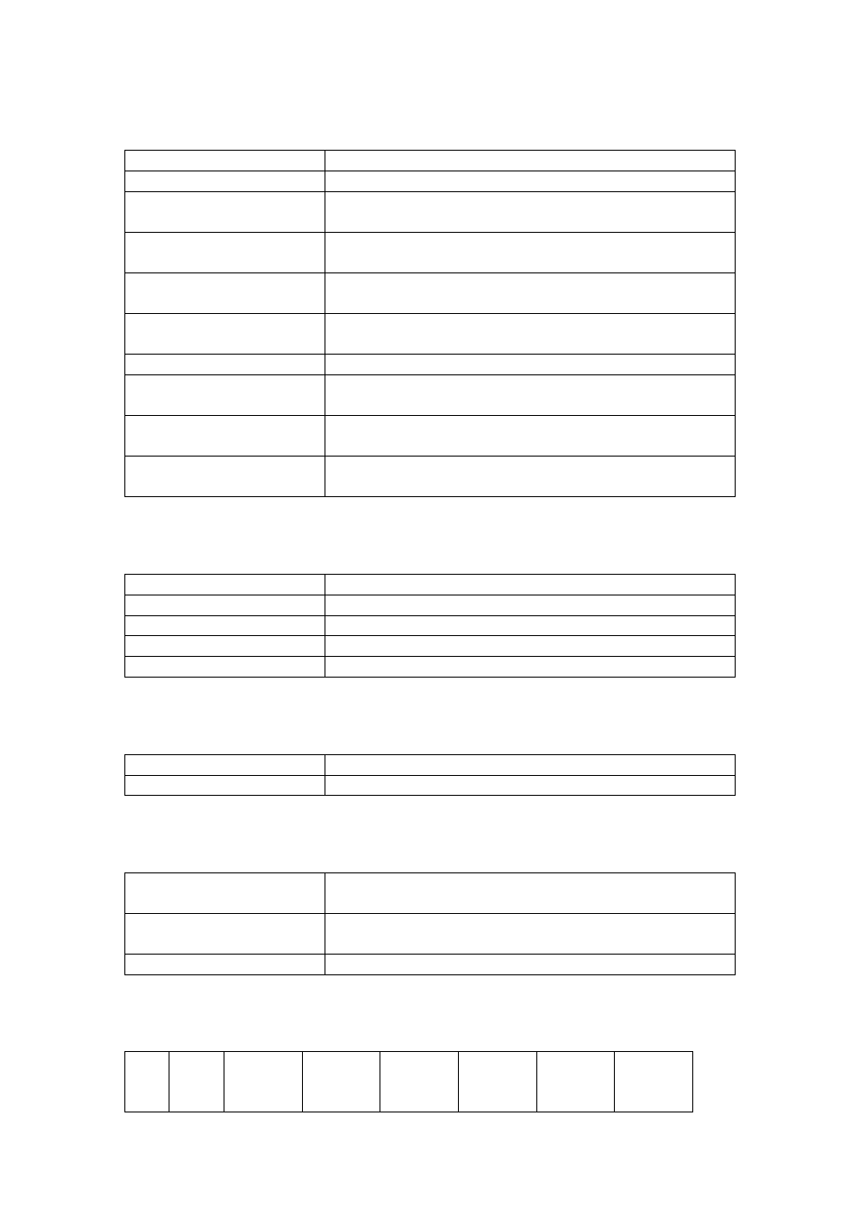 Data acquisition system, Probe compensation generator, Power | Mechanical characteristics, Dataman 574 timebase ranges | Dataman 520 Series User Manual | Page 82 / 94