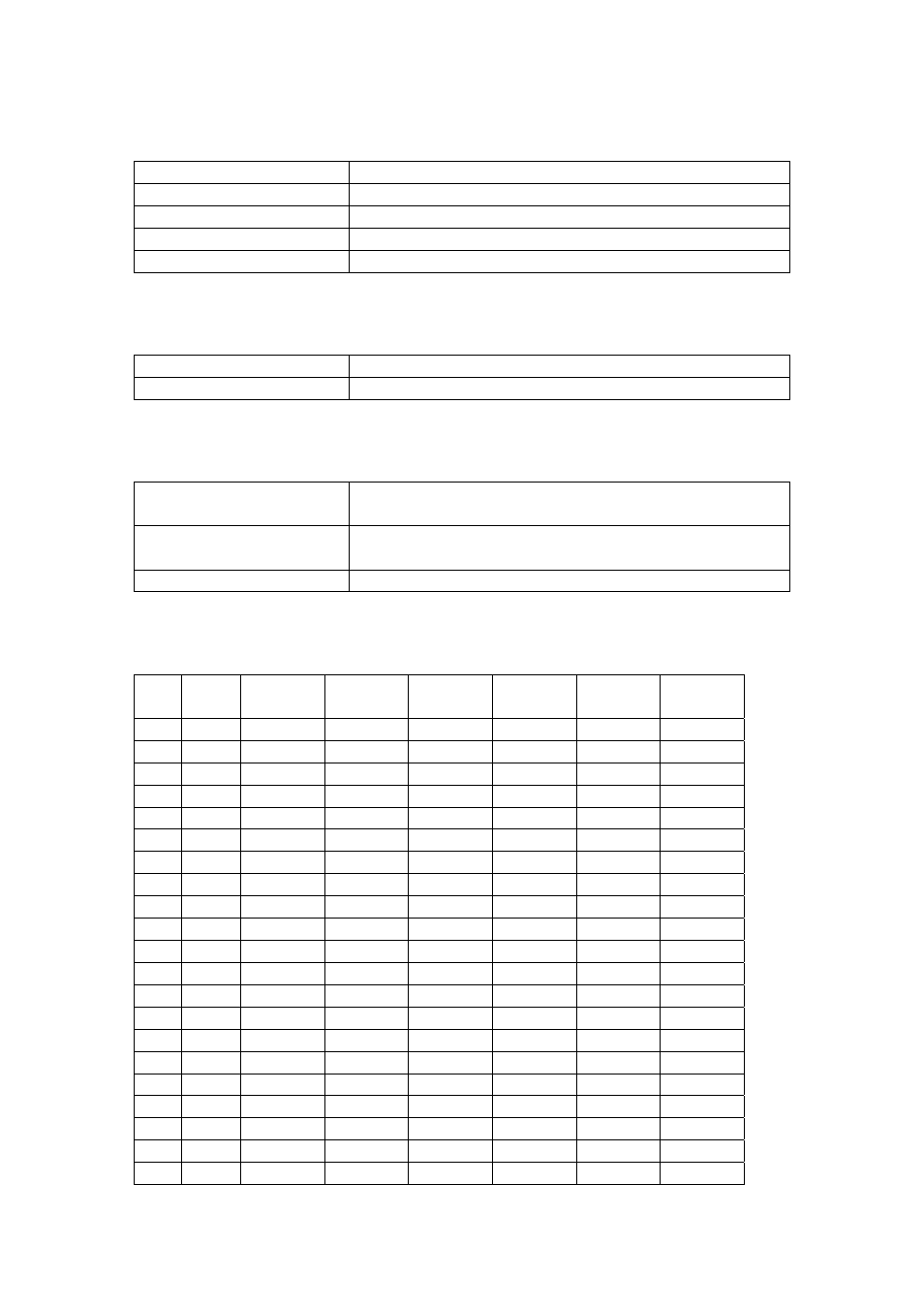 Probe compensation generator, Power, Mechanical characteristics | Dataman 522 timebase ranges | Dataman 520 Series User Manual | Page 85 / 94