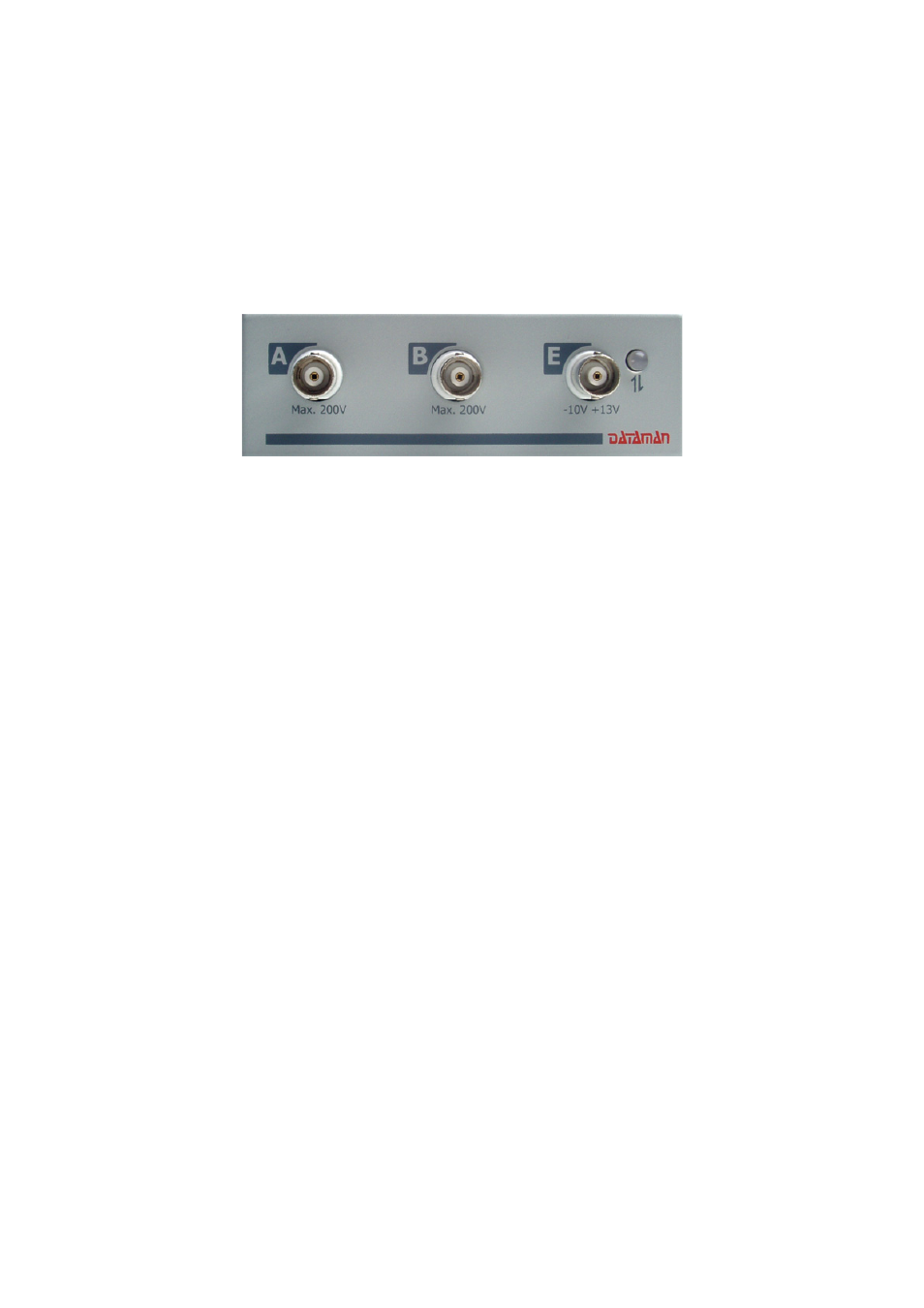 Basic information, Front panel layout, Basic terms | Front panel layout 3.2. basic terms, Fig. 3.1.1. – front panel | Dataman 520 Series User Manual | Page 10 / 39