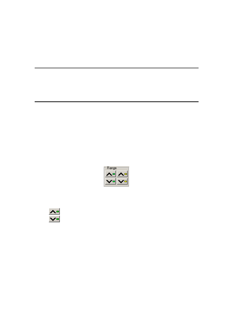 Vertical range controls, Vertical shift controls, Fig. 4.11.1. – range controls | Dataman 520 Series User Manual | Page 19 / 39