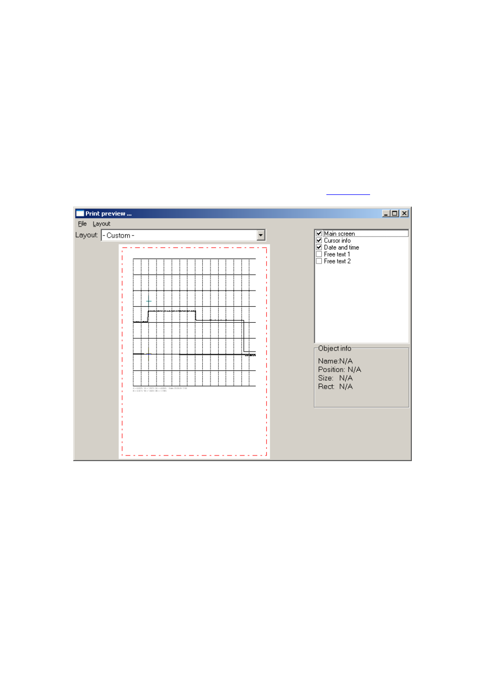 Print support, Fig. 5.8.1.1. - print manager window | Dataman 520 Series User Manual | Page 34 / 39