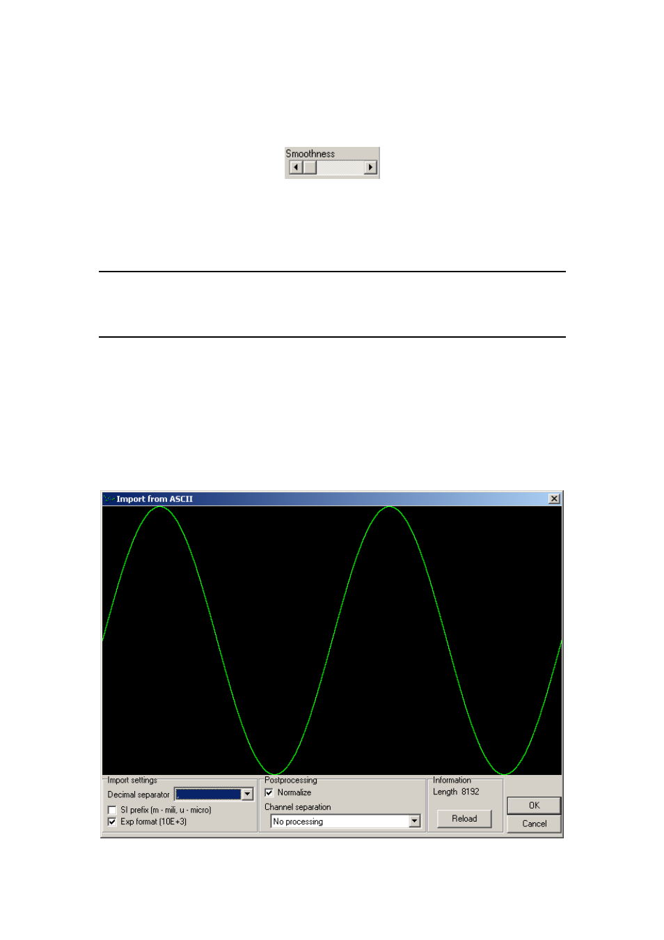 Import from ascii | Dataman 530 Series User Manual | Page 33 / 36