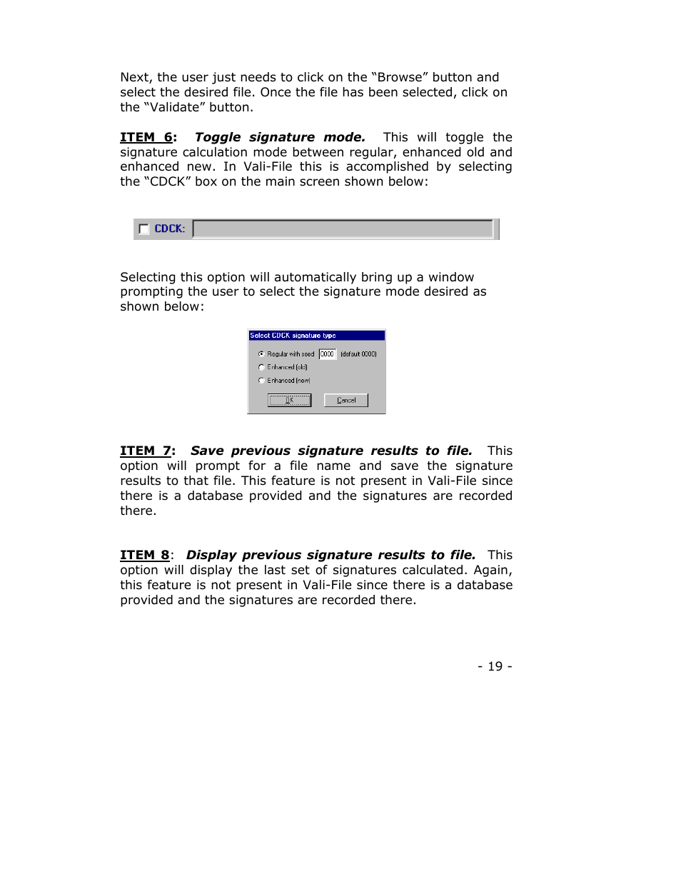Dataman Vali-File 3.0 User Manual | Page 19 / 27