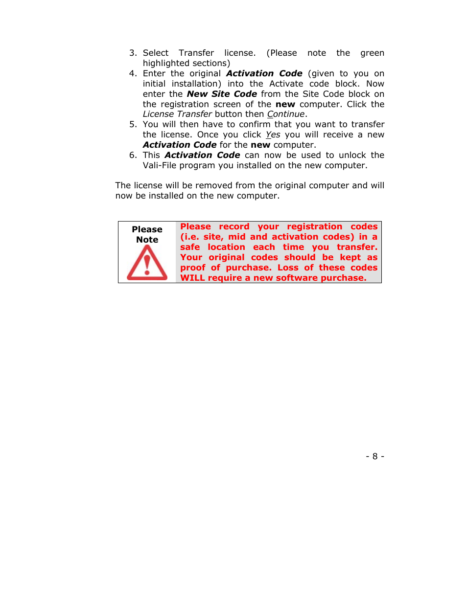Dataman Vali-File 3.0 User Manual | Page 8 / 27