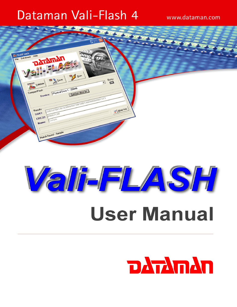 Dataman Vali-Flash 4.1 User Manual | 20 pages