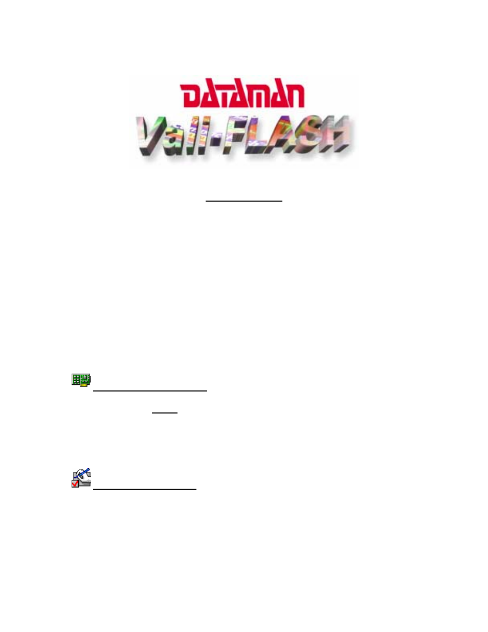 Dataman Vali-Flash 2.0 User Manual | Page 2 / 13