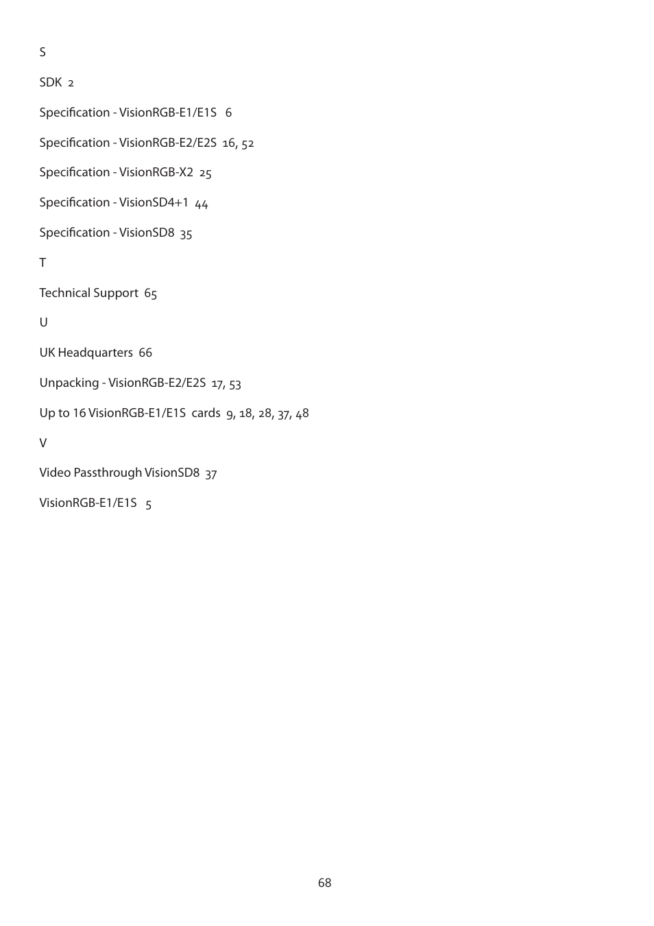Datapath Vision User Manual | Page 70 / 70