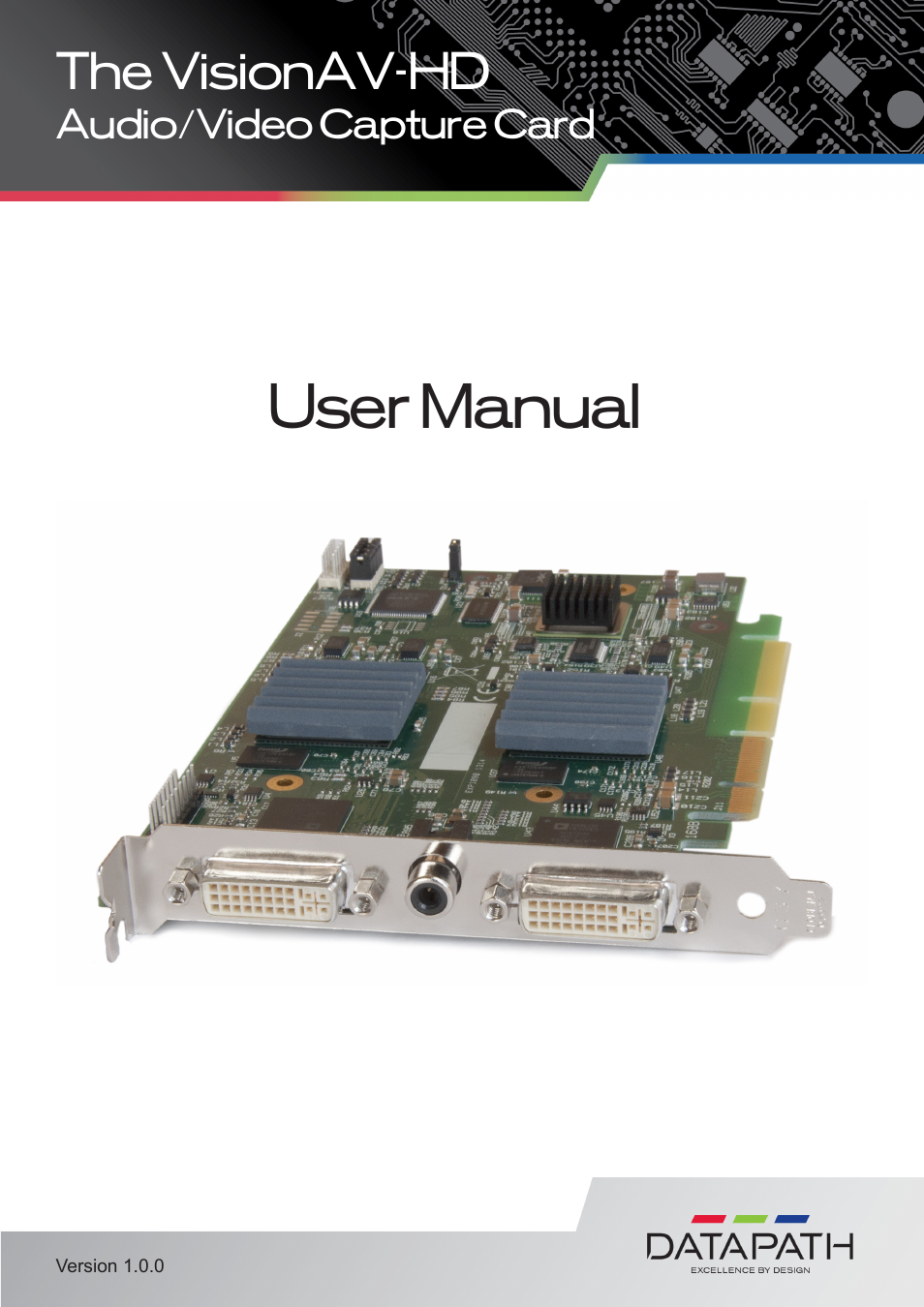 Datapath VisionAV-HD User Manual | 15 pages