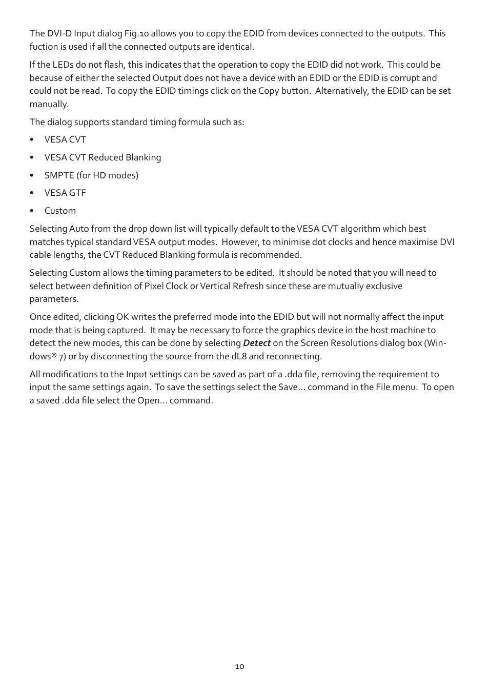 Datapath dL8 User Manual | Page 10 / 11
