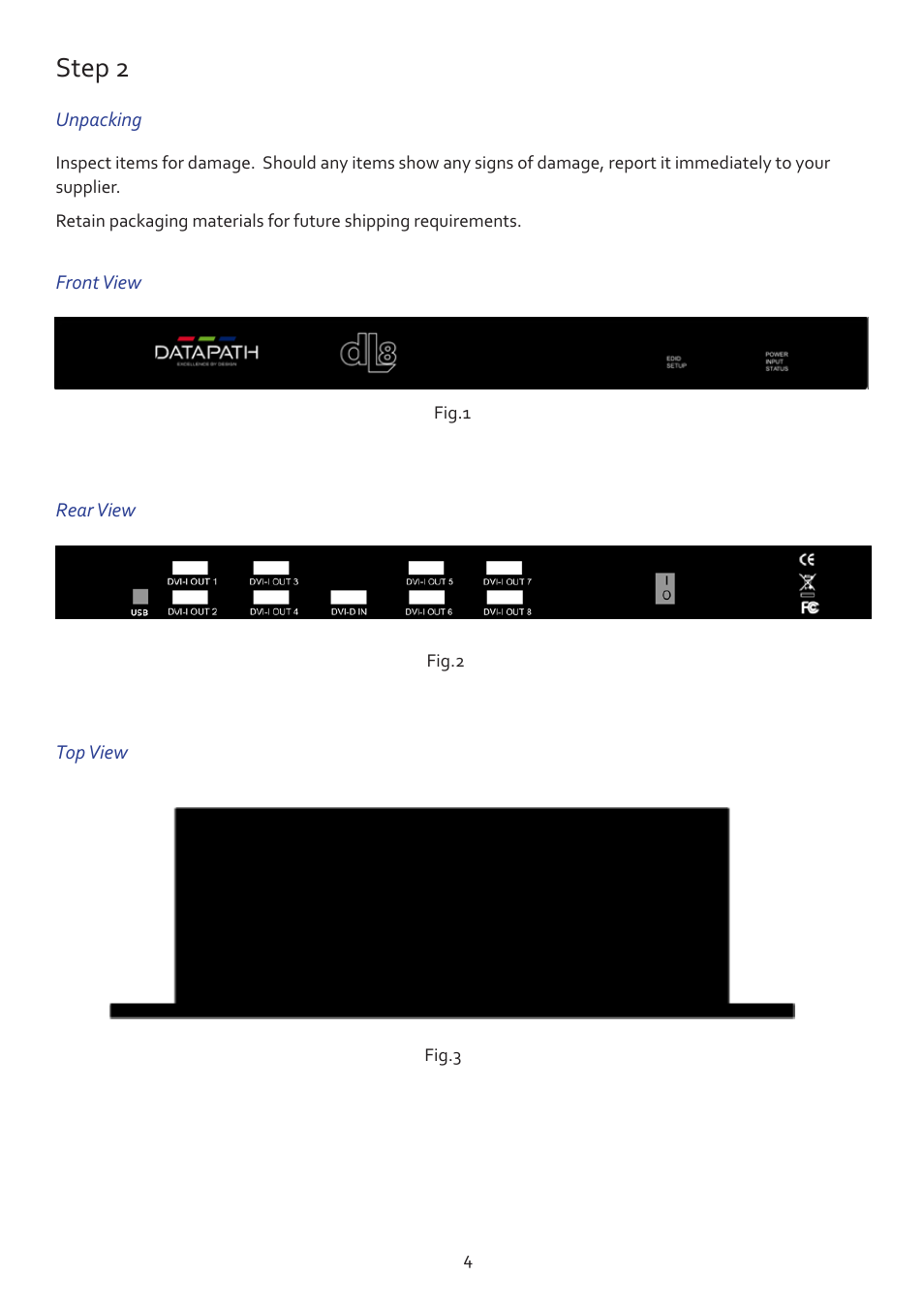 Step 2 | Datapath dL8 User Manual | Page 4 / 11
