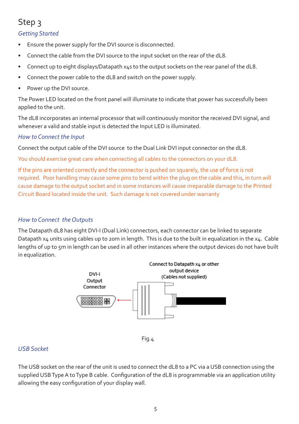Step 3 | Datapath dL8 User Manual | Page 5 / 11