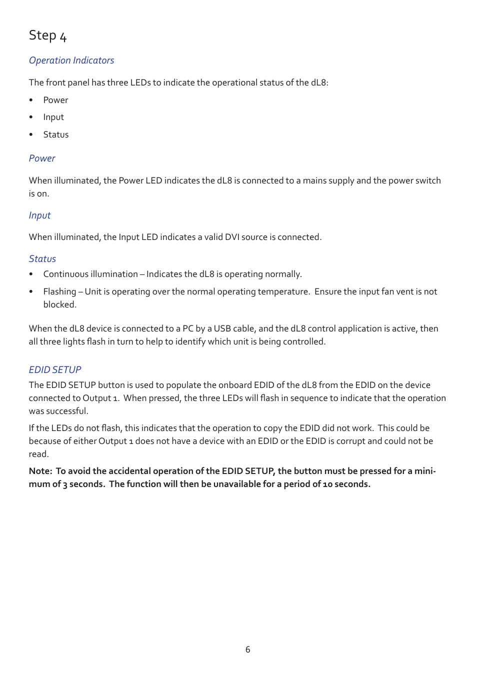 Step 4 | Datapath dL8 User Manual | Page 6 / 11