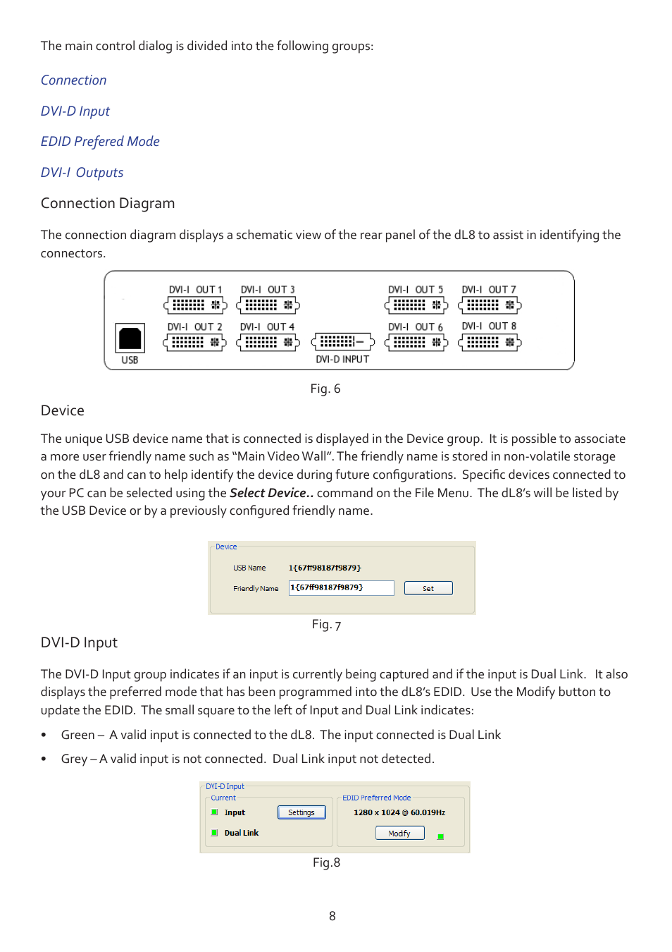 Datapath dL8 User Manual | Page 8 / 11
