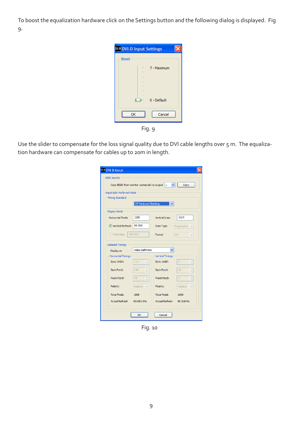 Datapath dL8 User Manual | Page 9 / 11