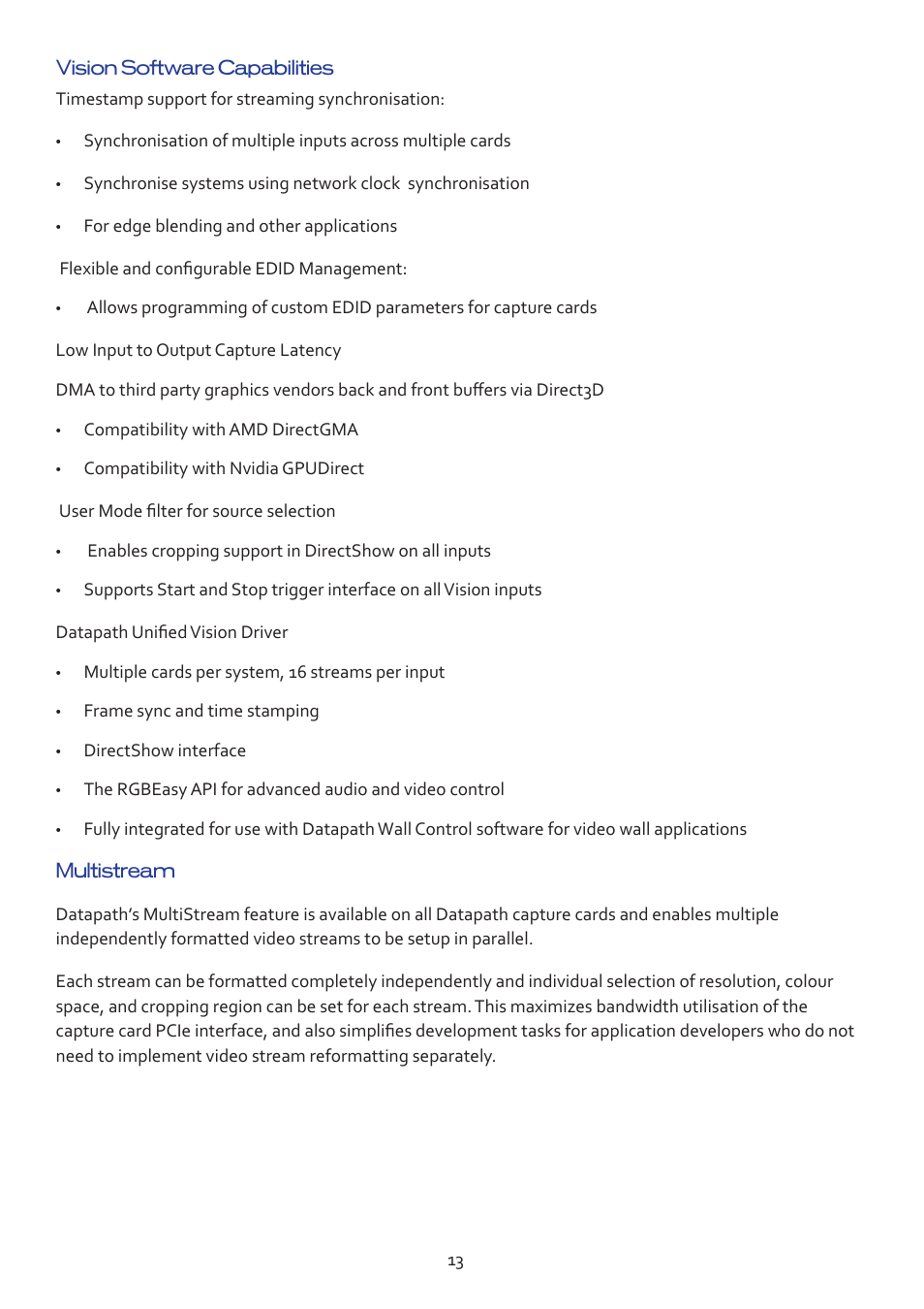 Datapath VSN450 User Manual | Page 13 / 16