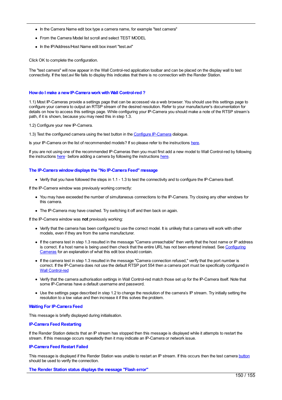 Datapath Wall Control User Manual | Page 150 / 155
