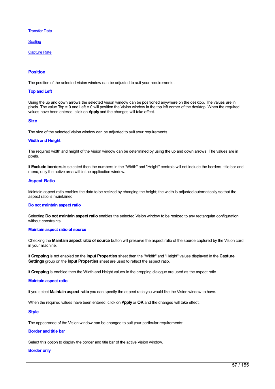 Datapath Wall Control User Manual | Page 57 / 155