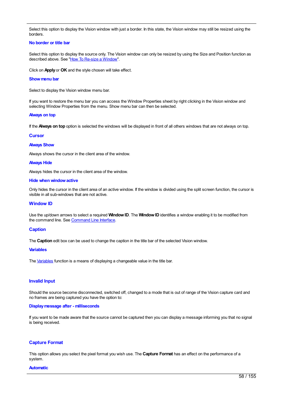 Datapath Wall Control User Manual | Page 58 / 155