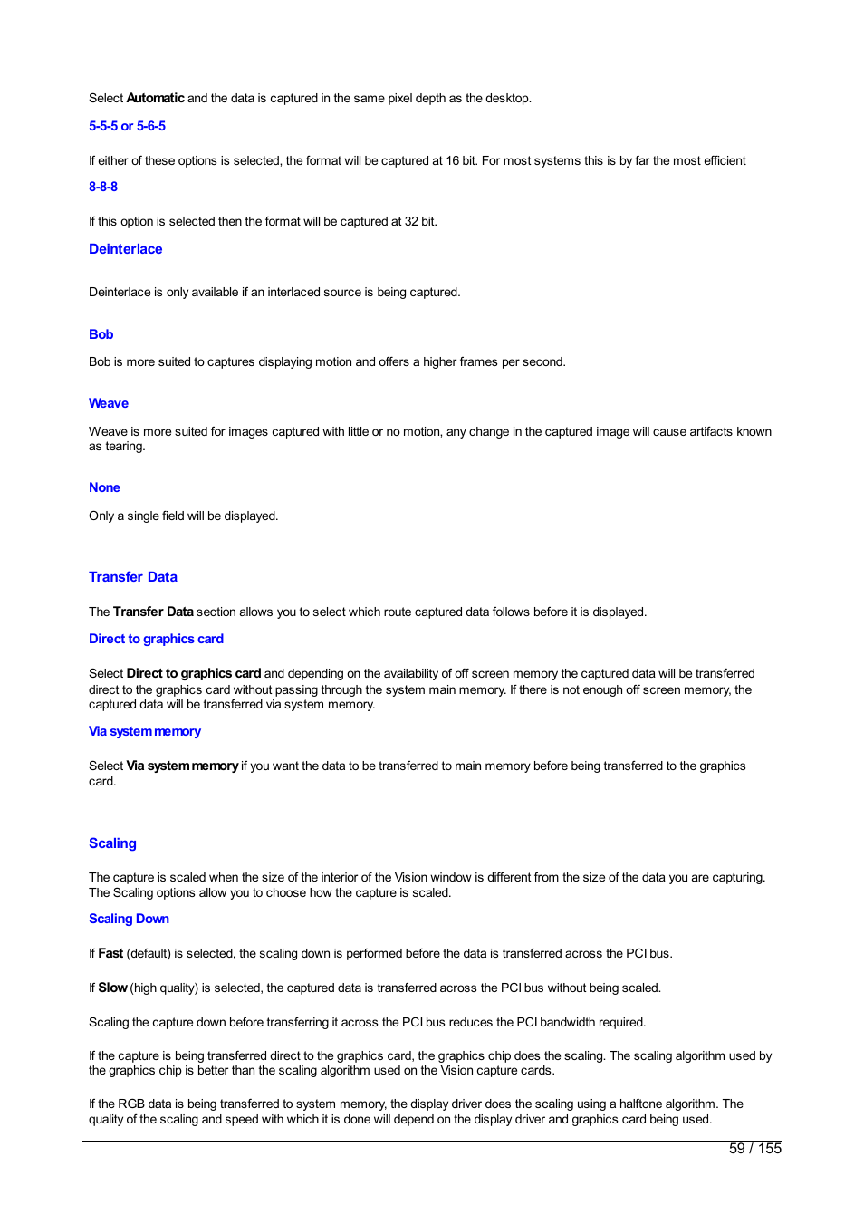 Datapath Wall Control User Manual | Page 59 / 155
