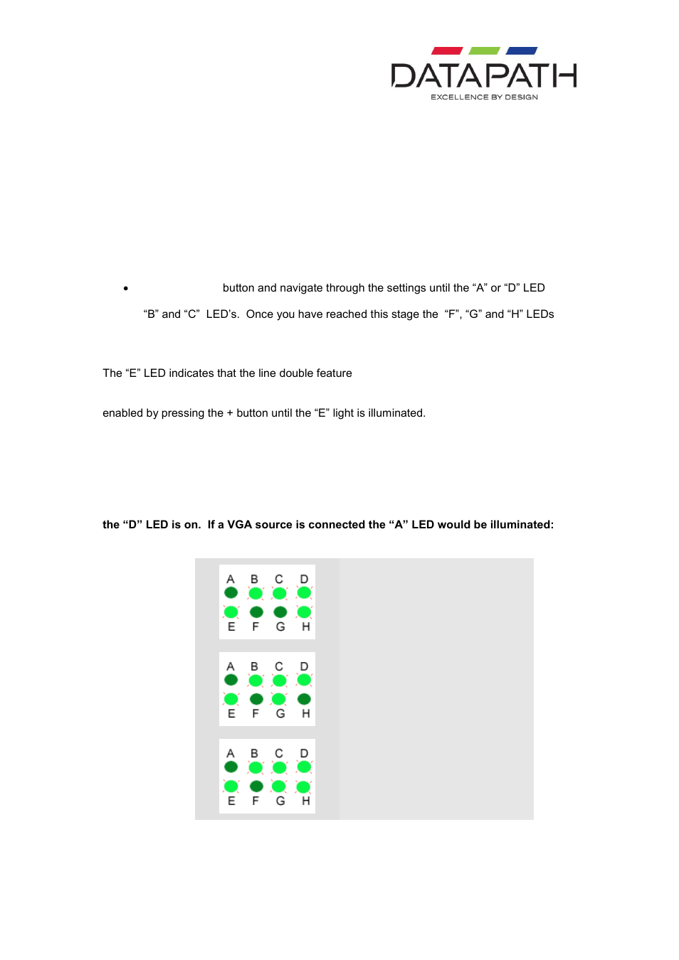 Output refresh rates | Datapath VQS-01 User Manual | Page 15 / 28