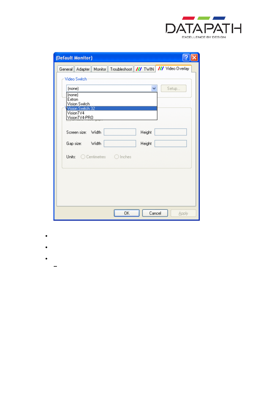 Datapath VisionSwitch-32 User Manual | Page 12 / 15