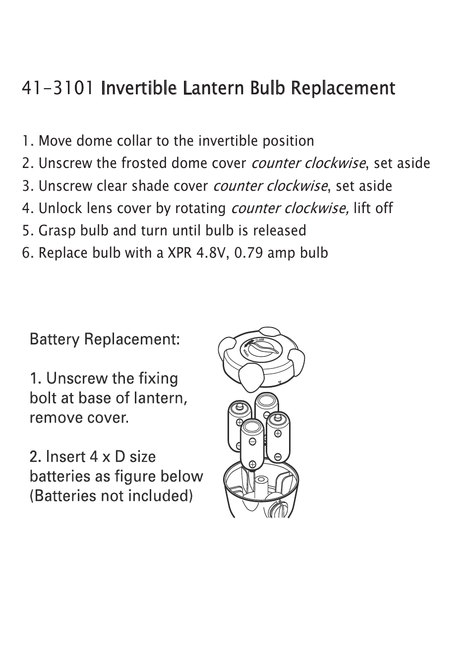 Dorcy 41-3101 User Manual | Page 2 / 2