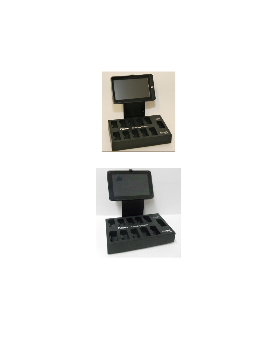 Fidelio configuration/charging station and tablet | Doremi AccessLink User Manual | Page 14 / 62