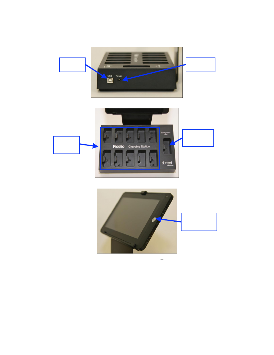 Fidelio configuration/charging station and tablet | Doremi AccessLink User Manual | Page 15 / 62