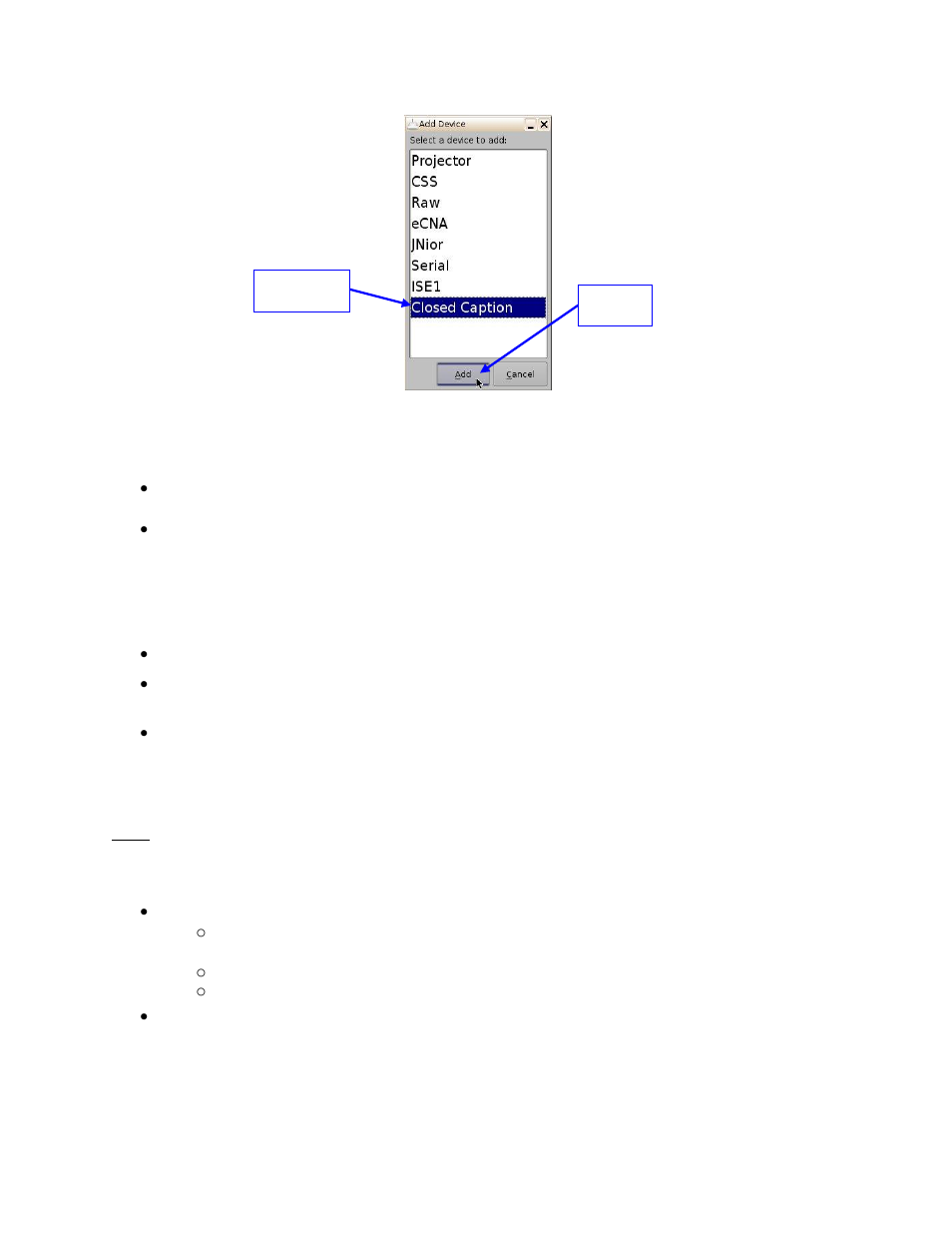 Captiview configuration | Doremi CaptiView User Manual | Page 12 / 27