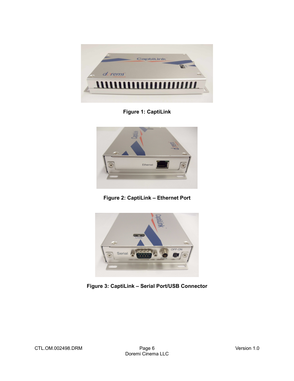 Doremi CaptiView User Manual | Page 6 / 14