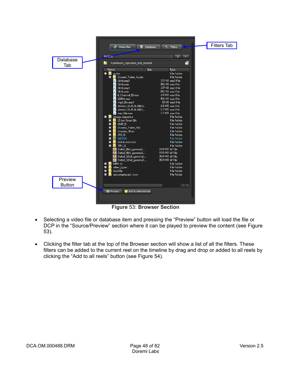 Figure 53 | Doremi CineAsset User Manual | Page 48 / 82