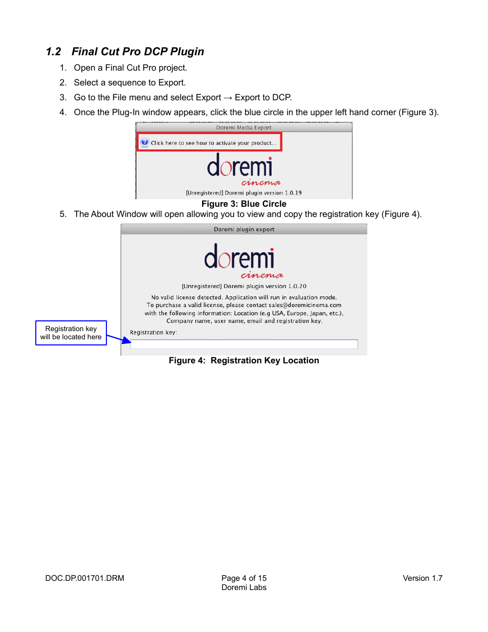 2 final cut pro dcp plugin | Doremi CineAsset User Manual | Page 4 / 15