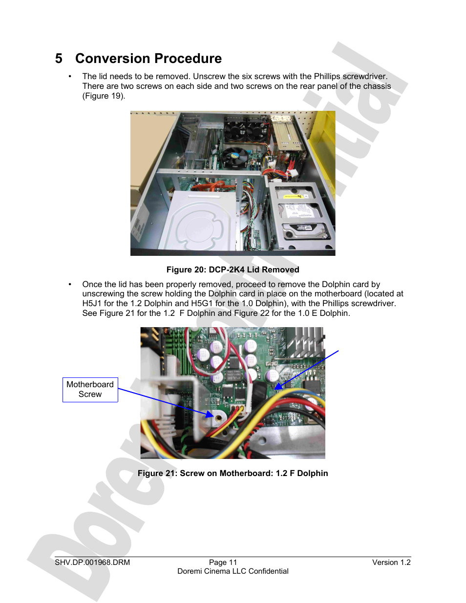 5 conversion procedure | Doremi DCP to ShowVault Conversion Procedure User Manual | Page 11 / 27