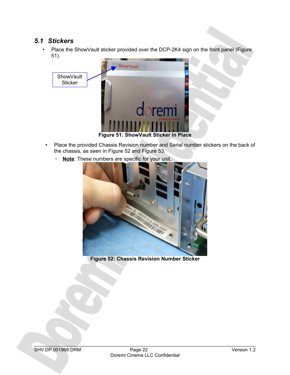 1 stickers | Doremi DCP to ShowVault Conversion Procedure User Manual | Page 22 / 27