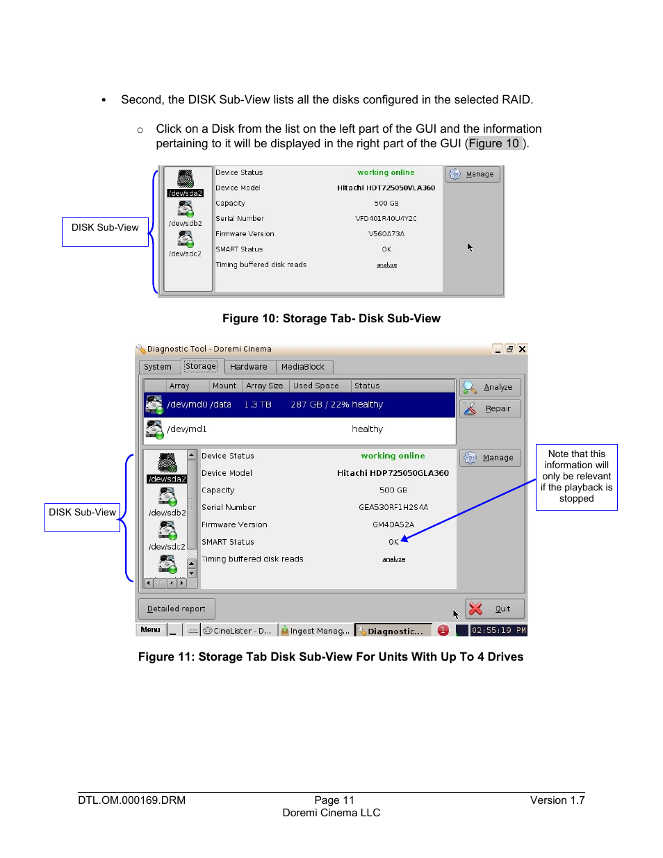 Doremi DCP-2000 User Manual | Page 11 / 35