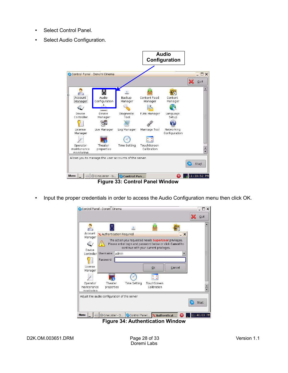 Doremi DCP-2000 User Manual | Page 28 / 33