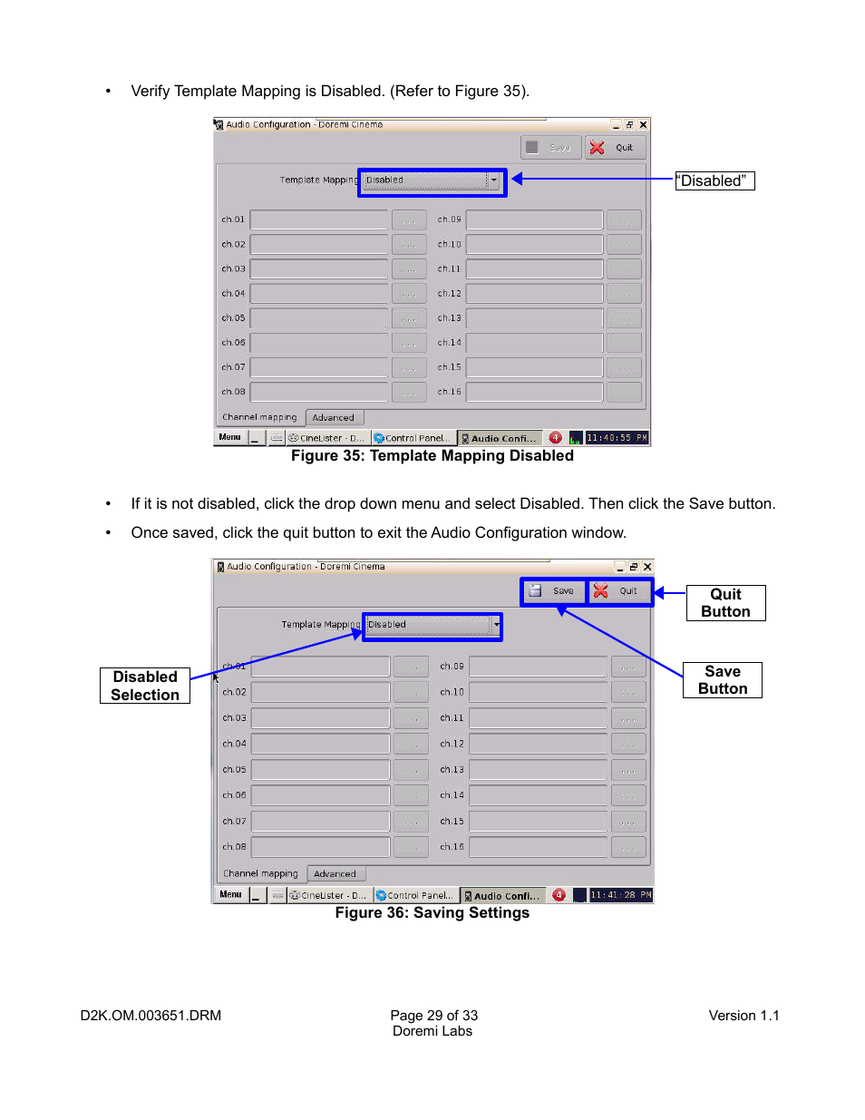Doremi DCP-2000 User Manual | Page 29 / 33