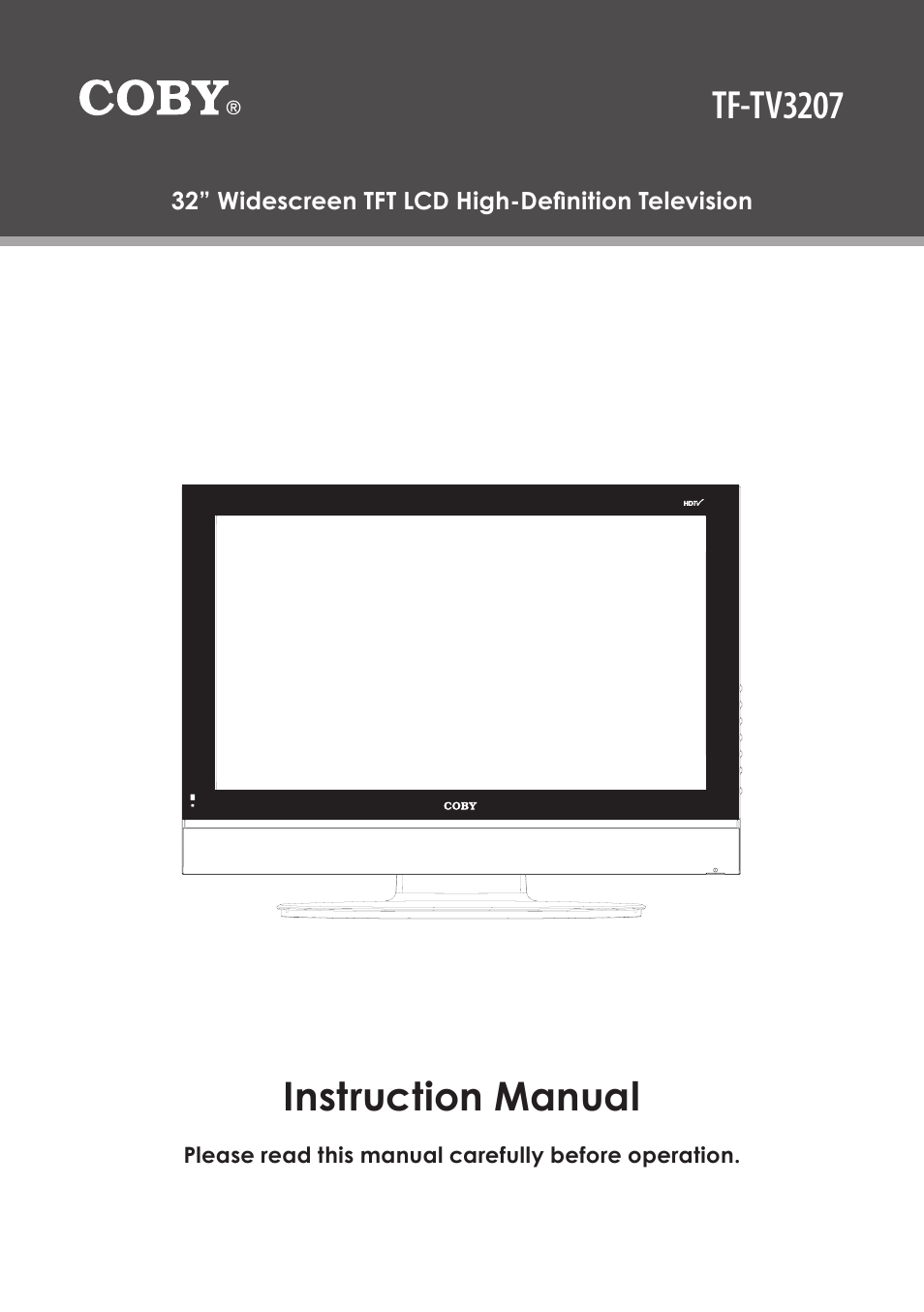 COBY electronic TF-TV3207 User Manual | 32 pages