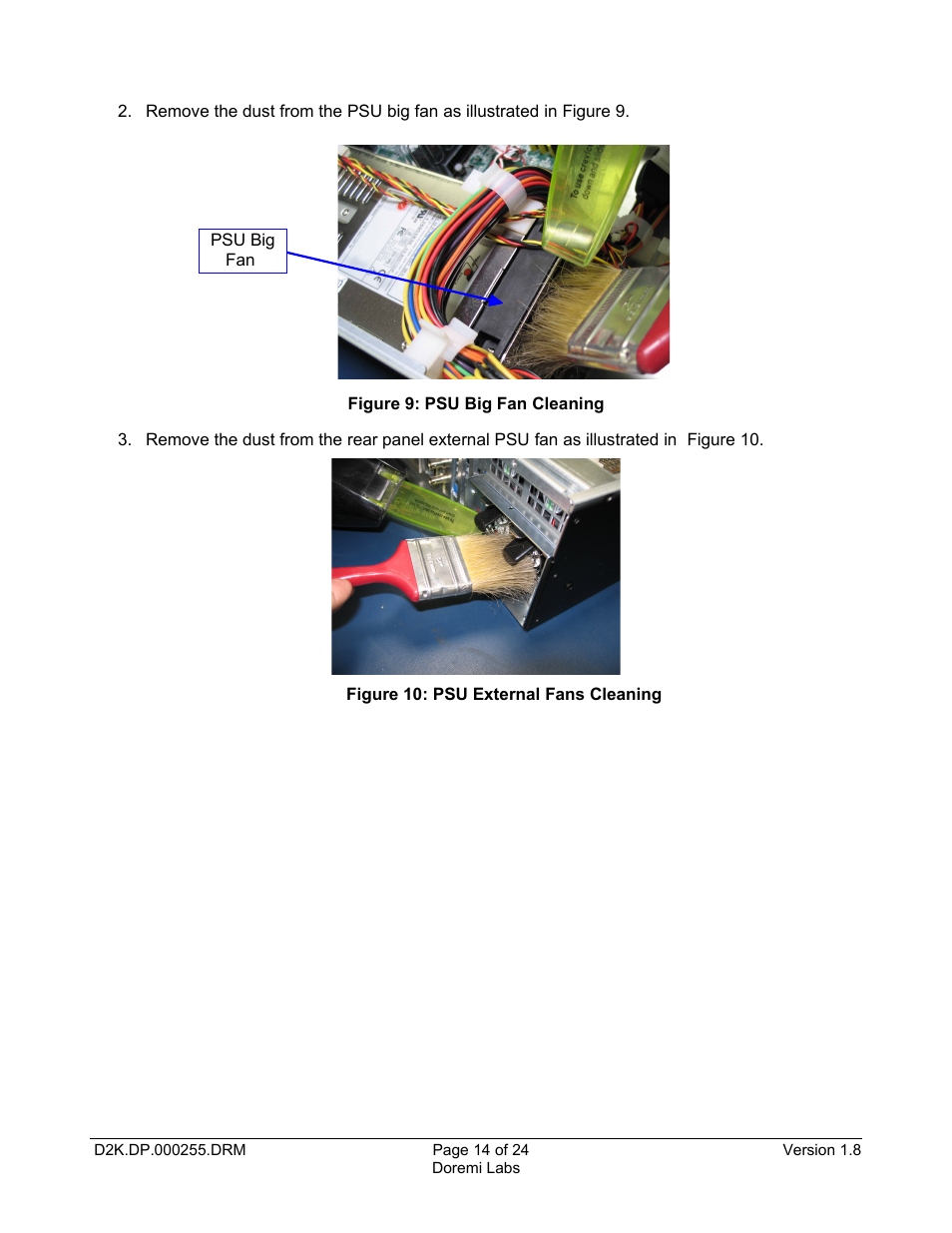 Doremi DCP-2000 User Manual | Page 14 / 24