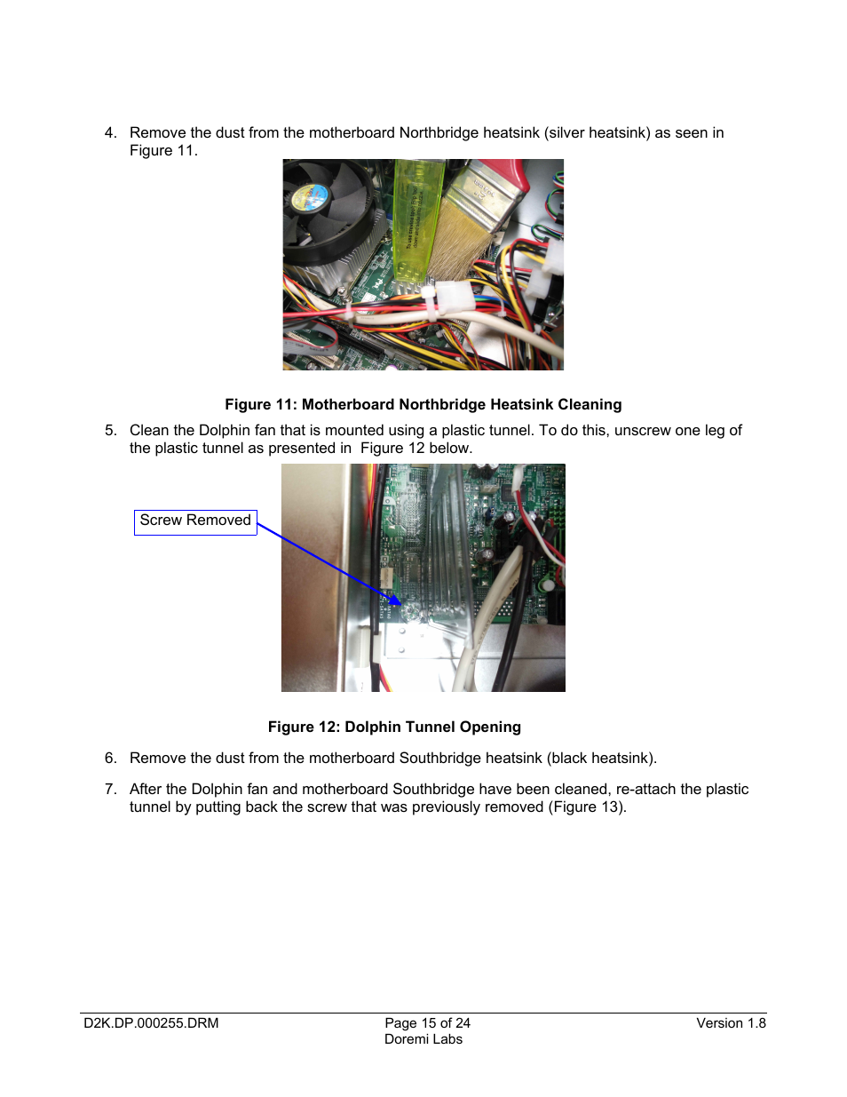 Doremi DCP-2000 User Manual | Page 15 / 24