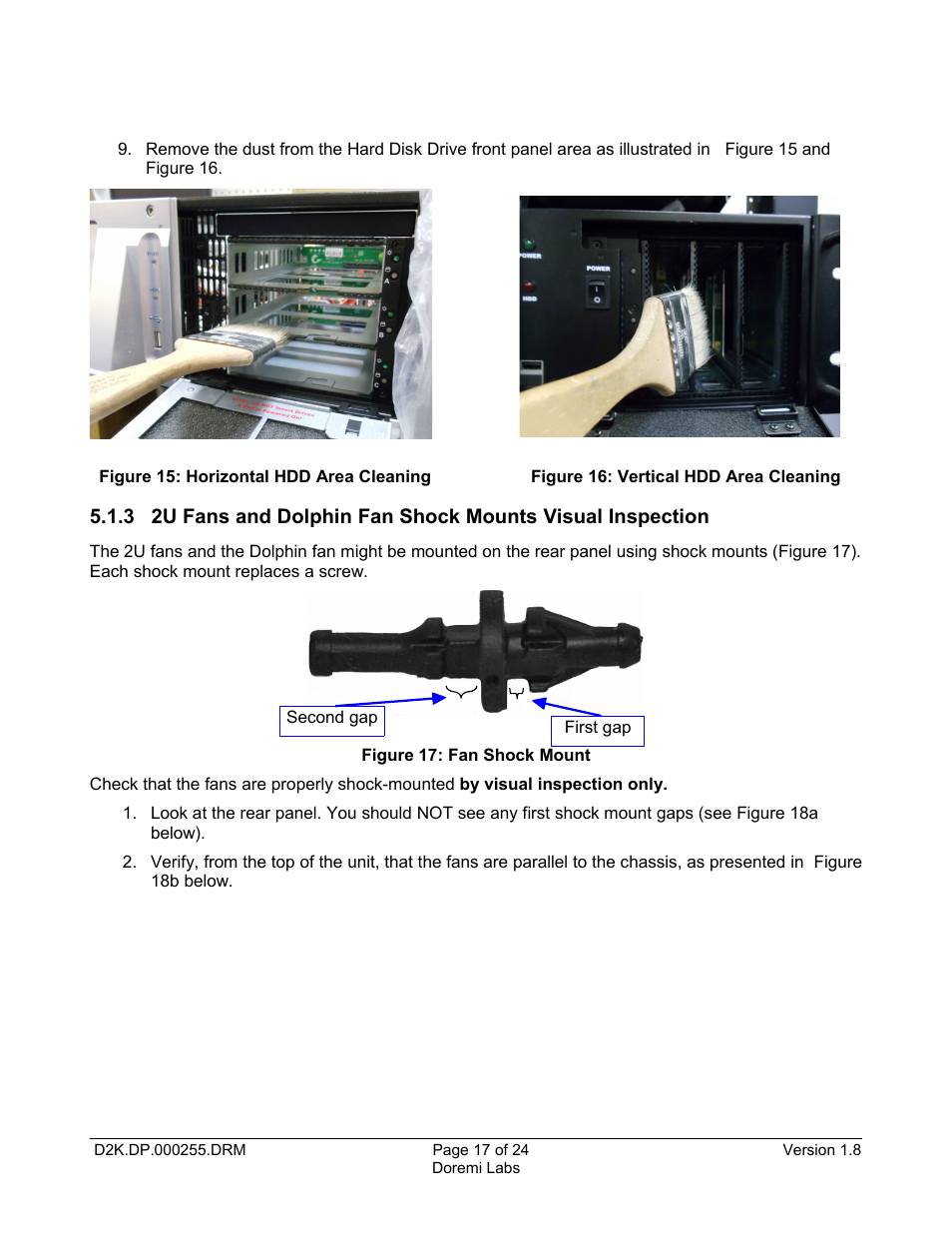 Doremi DCP-2000 User Manual | Page 17 / 24