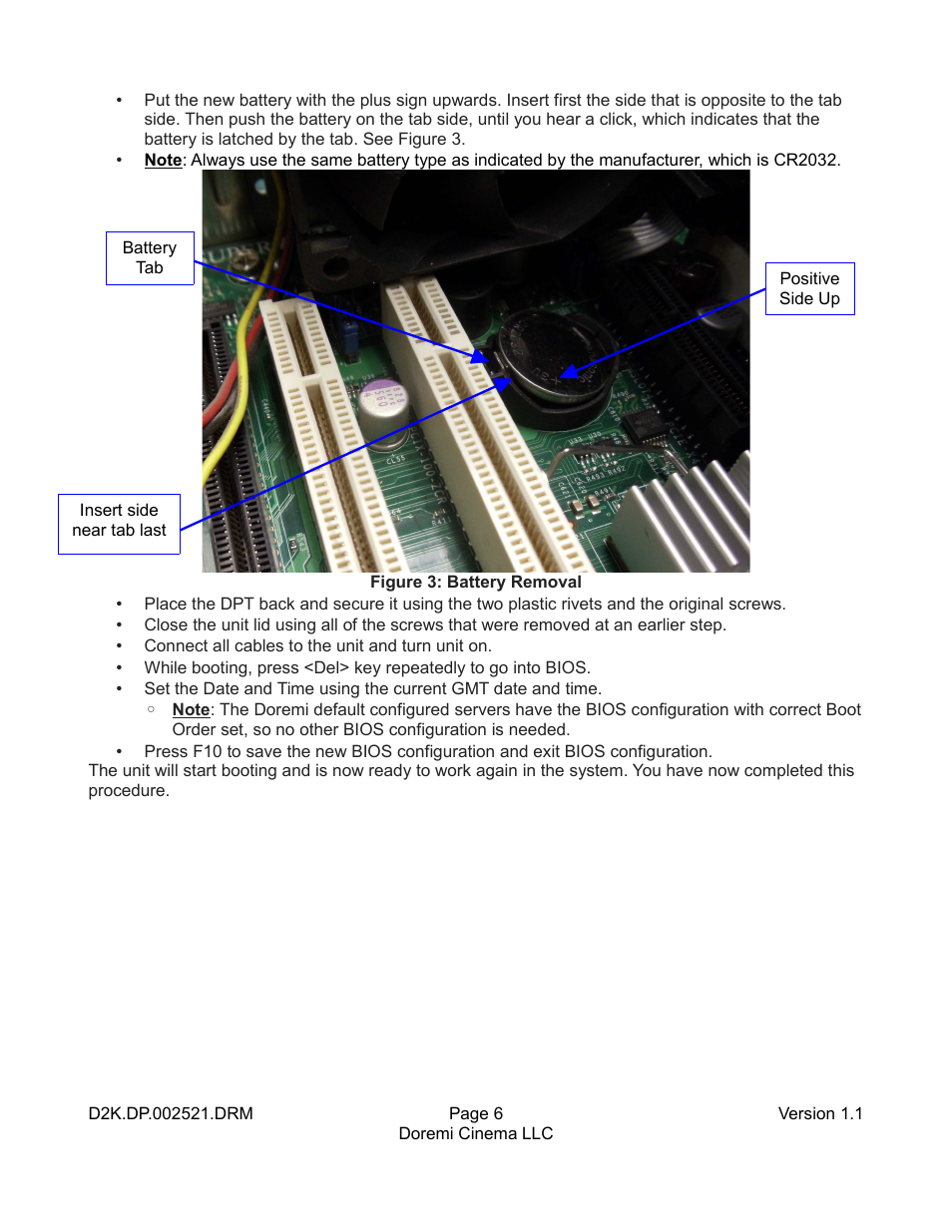 Doremi DCP-2000 User Manual | Page 6 / 7