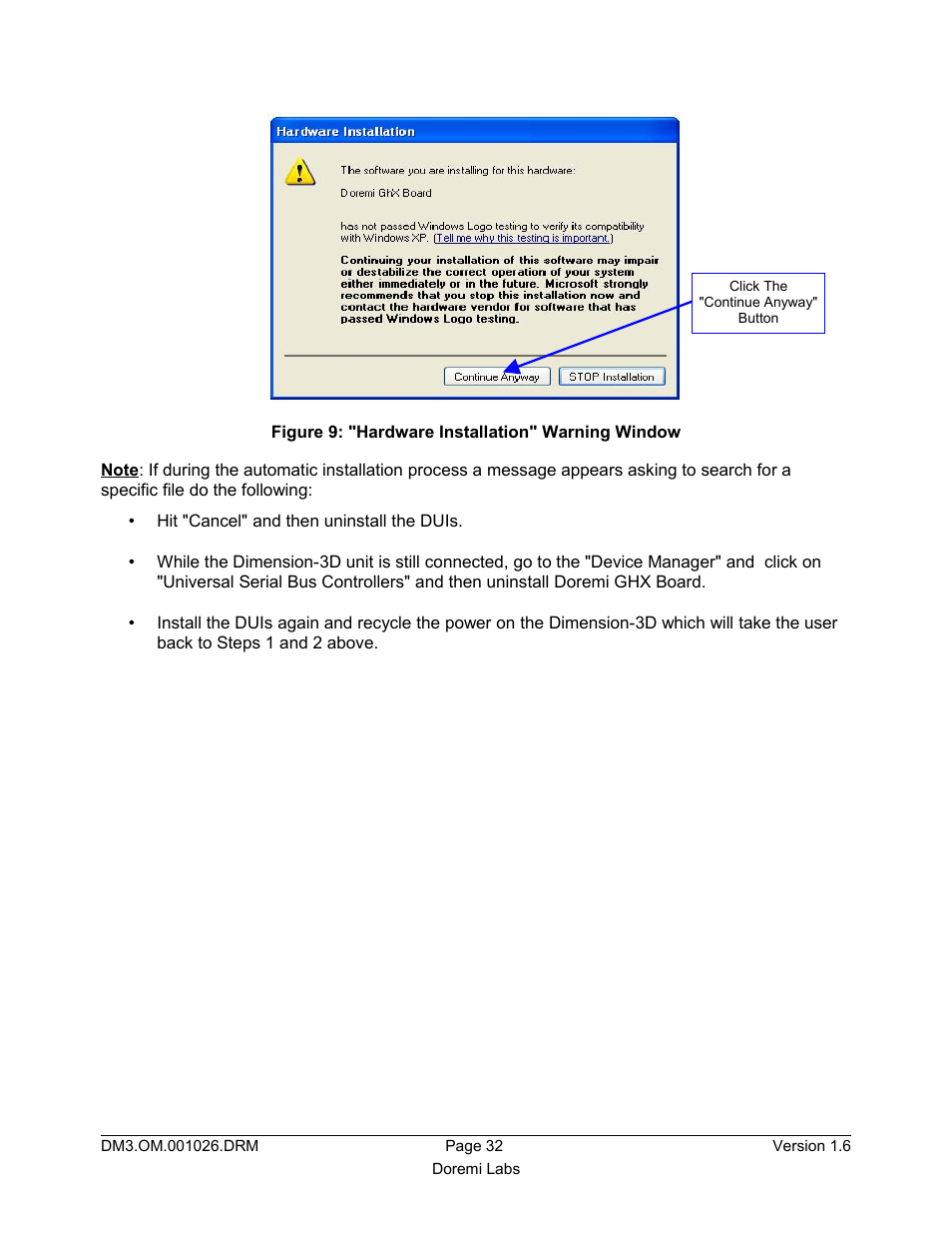 Doremi Dimension3D User Manual | Page 32 / 49