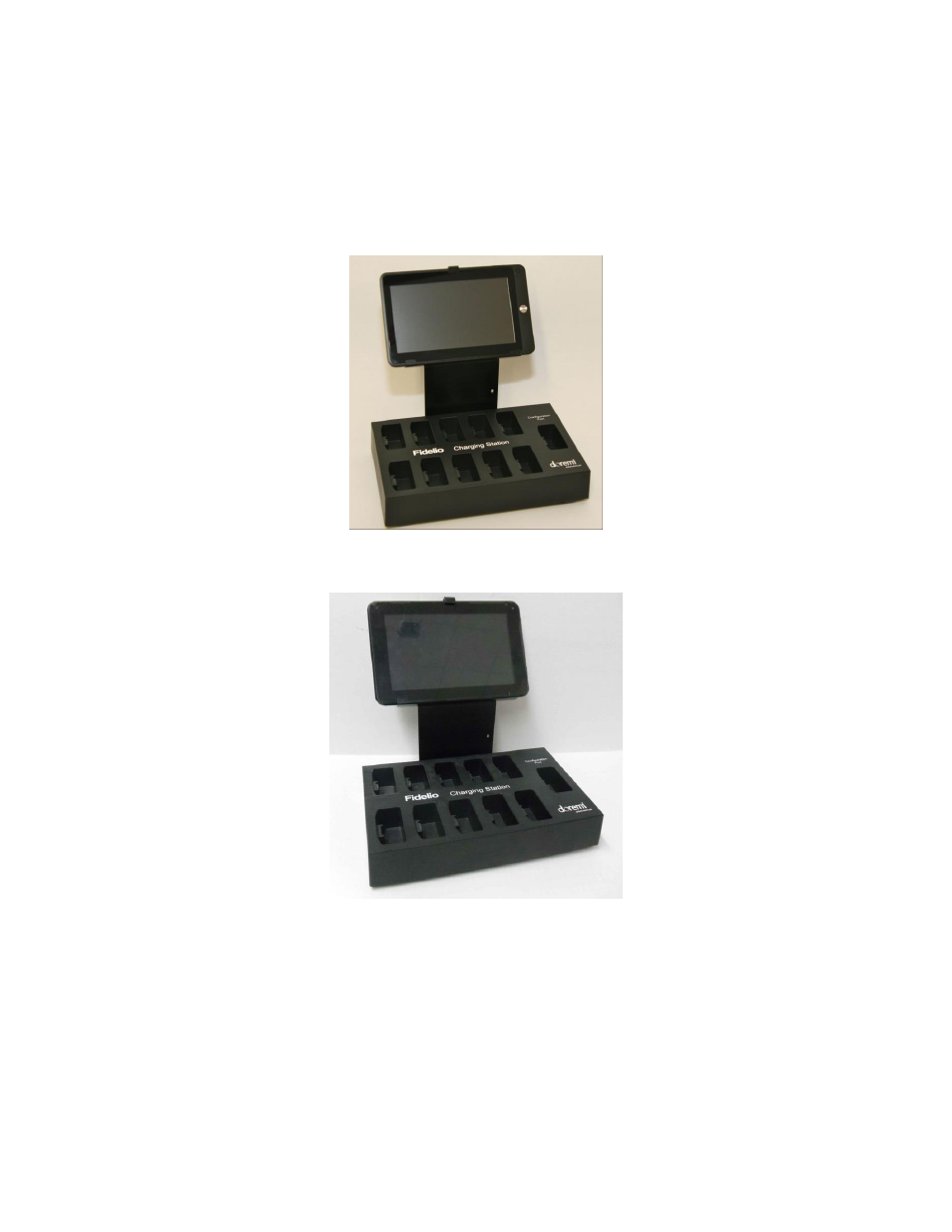 Fidelio configuration/charging station and tablet | Doremi Fidelio User Manual | Page 14 / 77