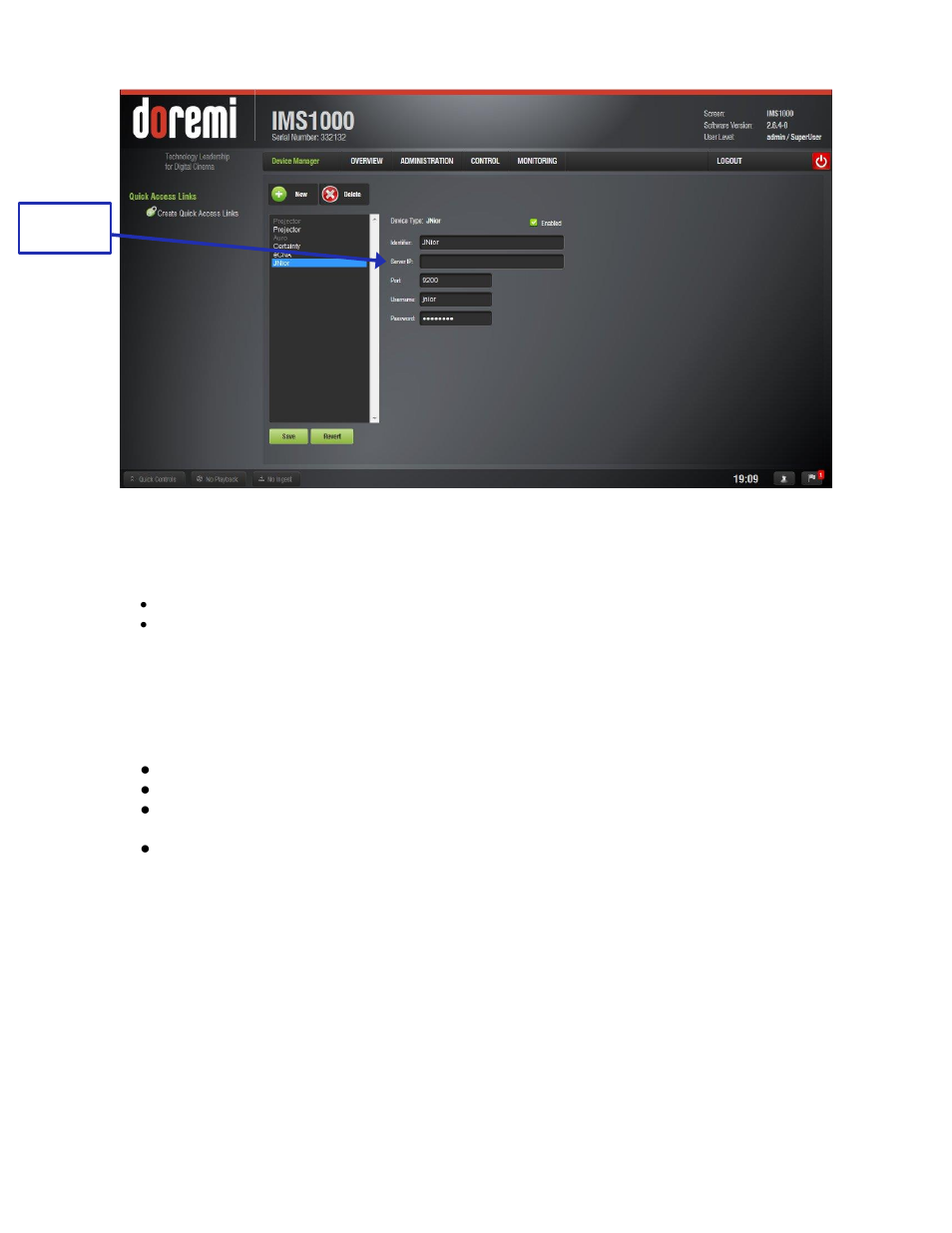 Removing a jnior device, Adding a raw device, Figure 131) | Doremi IMS1000 User Manual | Page 120 / 320