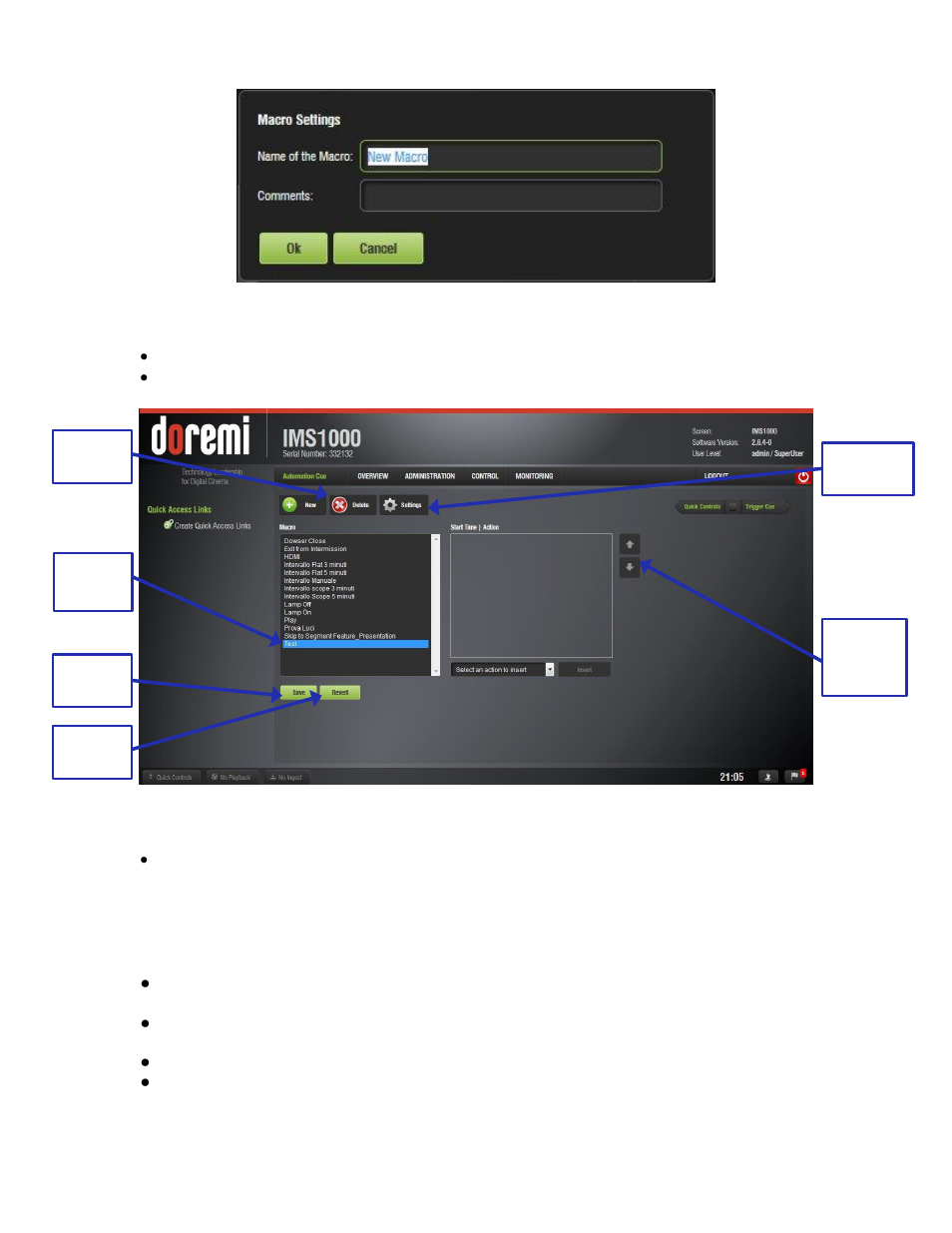 Editing a macro automation cue, Figure 137) | Doremi IMS1000 User Manual | Page 126 / 320