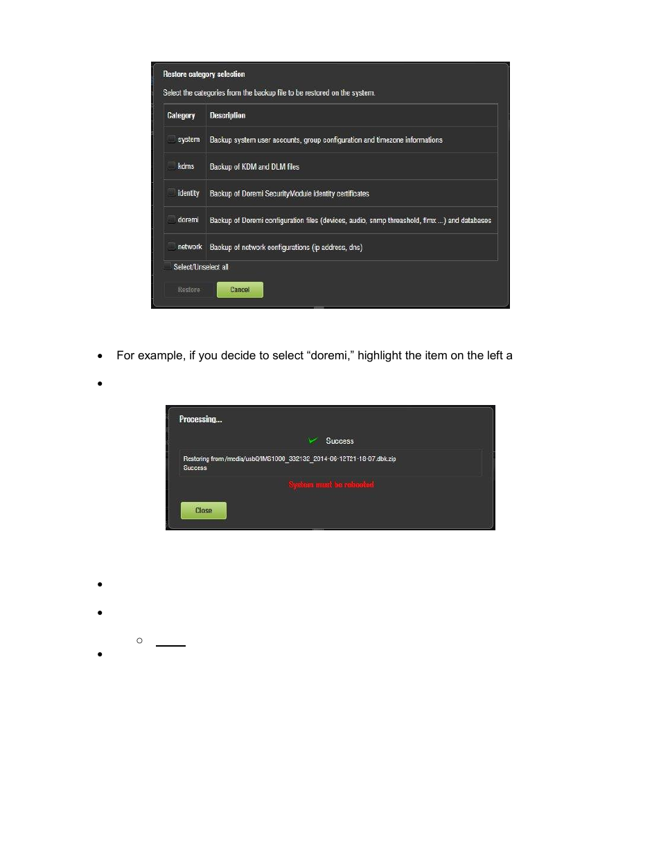 Figure 208) | Doremi IMS1000 User Manual | Page 176 / 320